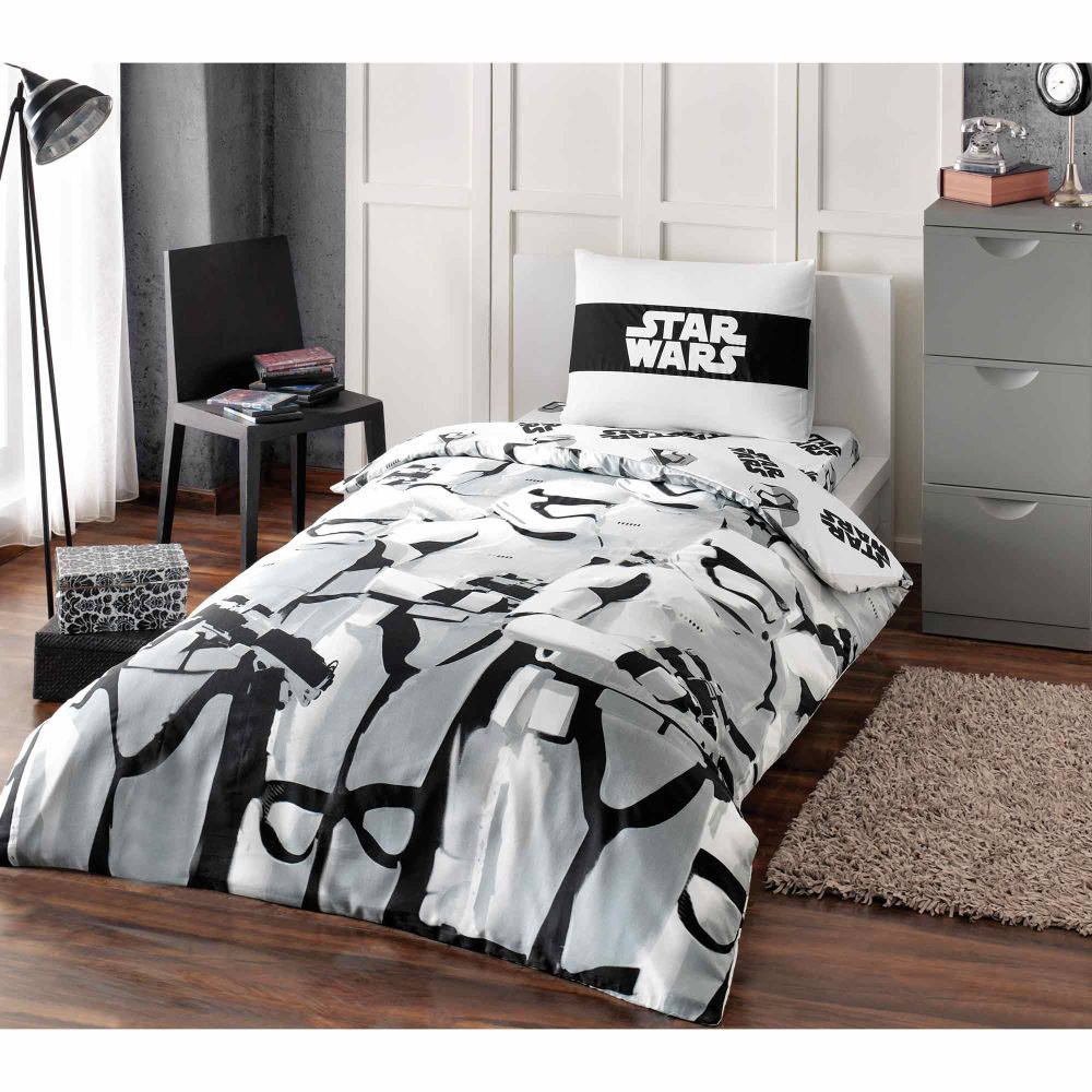 Taç Lisanslı Star Wars Tek Kişilik Nevresim Takımı Tekzen Taç Lisanslı Star Wars Tek Kişilik Nevresim Takımı Tekzen