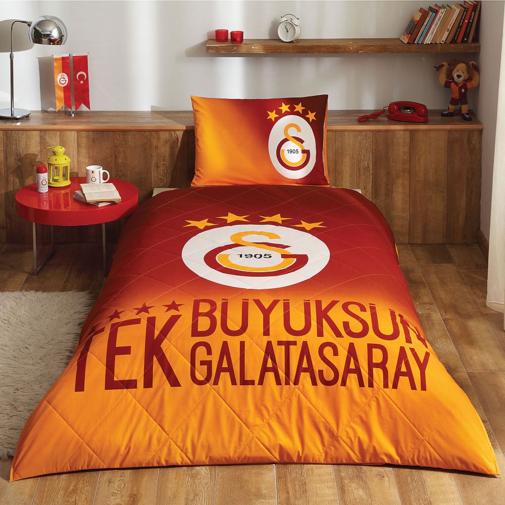 Galatasaray 4. Yıldız Yatak Örtüsü Tekzen