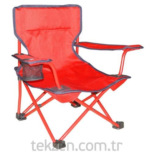 Kamp Sandalyesi Teleskopik-D10001Y Kırmızı