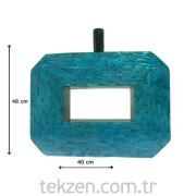 Dekoratif Vazo Mavi Delikli Orta CR VAS 334 M