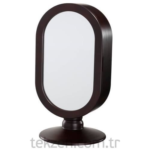 Tekzen Home Masa Üstü Oval Aynalı Takı Dolabı WO - W6096