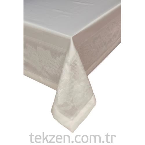 Tekzen Safir Beyaz Masa Örtüsü 157x218 cm
