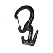 Nite-İze Figure 9 Carabiner Small Black Two Pack With Rope