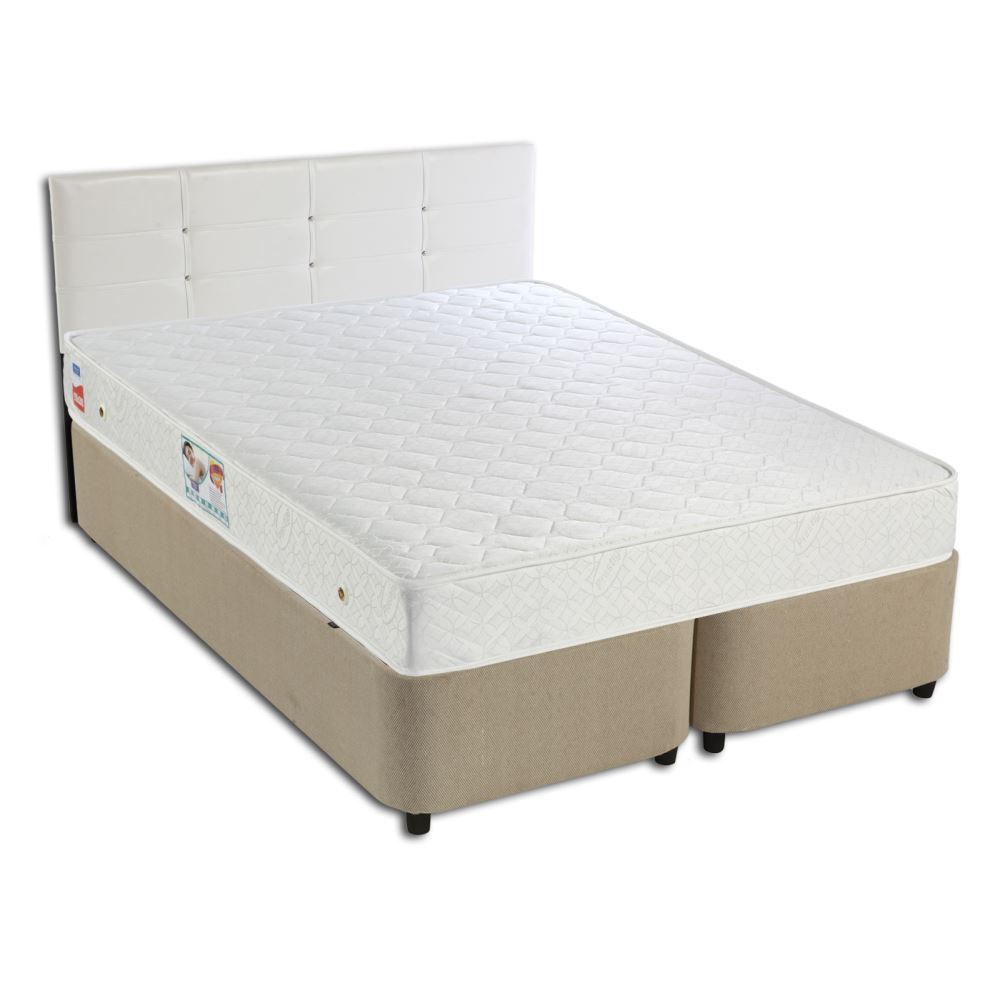 Tekzen Home Yatak Baza Başlık Seti Çift Kişilik 150x200 Beyaz Başlıklı