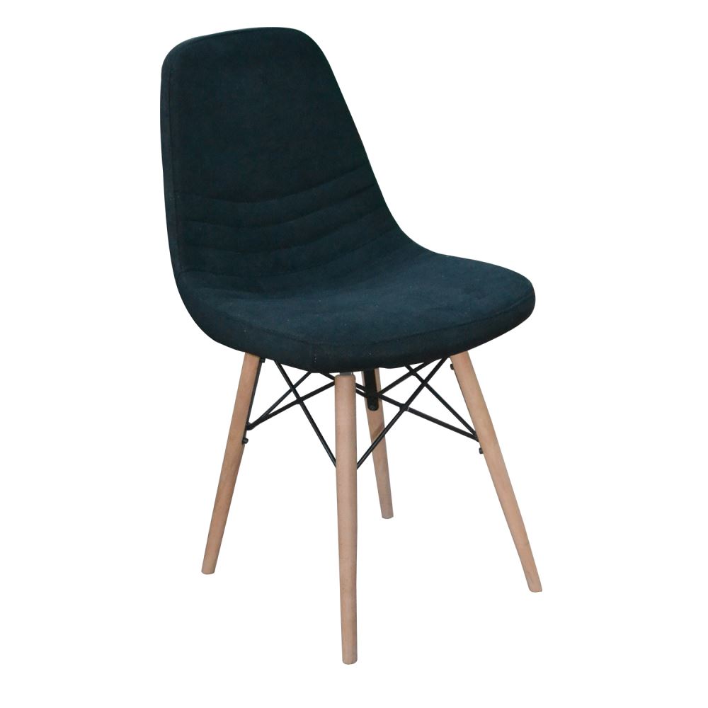 Tekzen Home Yonca Sandalye Ahşap Ayaklı Siyah 1 Adet Tekzen Home Yonca Sandalye Ahşap Ayaklı Siyah 1 Adet