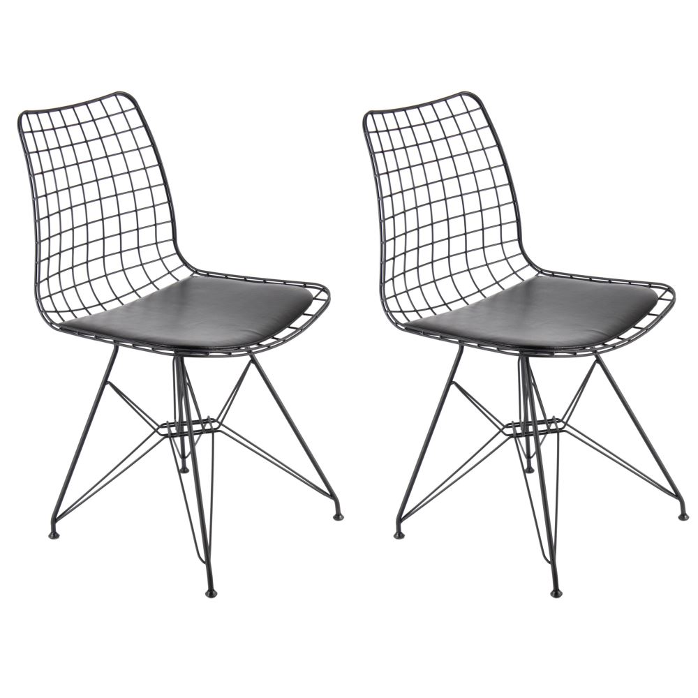 Tekzen Home Tel Sandalye 2 Adet Tekzen Tekzen Home Tel Sandalye 2 Adet Tekzen