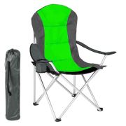 Lüks Kamp Sandalyesi 120 kg Taşıma Kapasiteli Yeşil