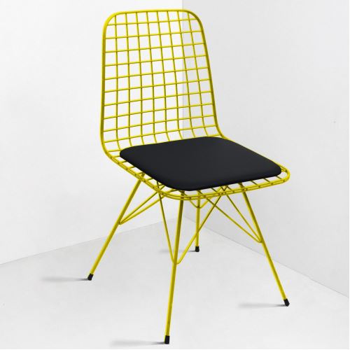 Tekzen Home Tel Sandalye Sarı 1 Adet Tekzen Tekzen Home Tel Sandalye Sarı 1 Adet Tekzen