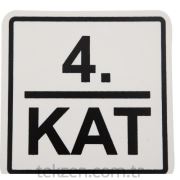 Uyarı Levhası Kat-4 12x12 cm -YUL 229