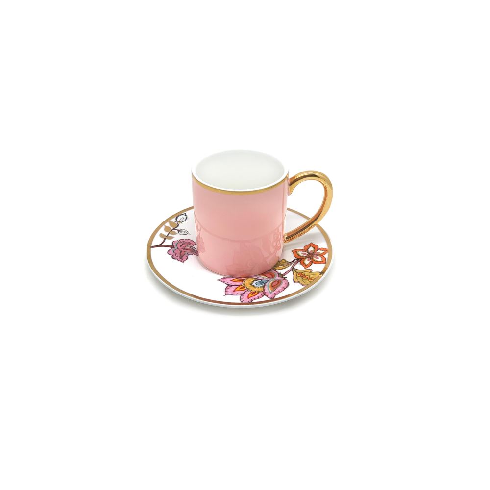The Mia Dilaila Kahve Fincanı Pembe Tekzen