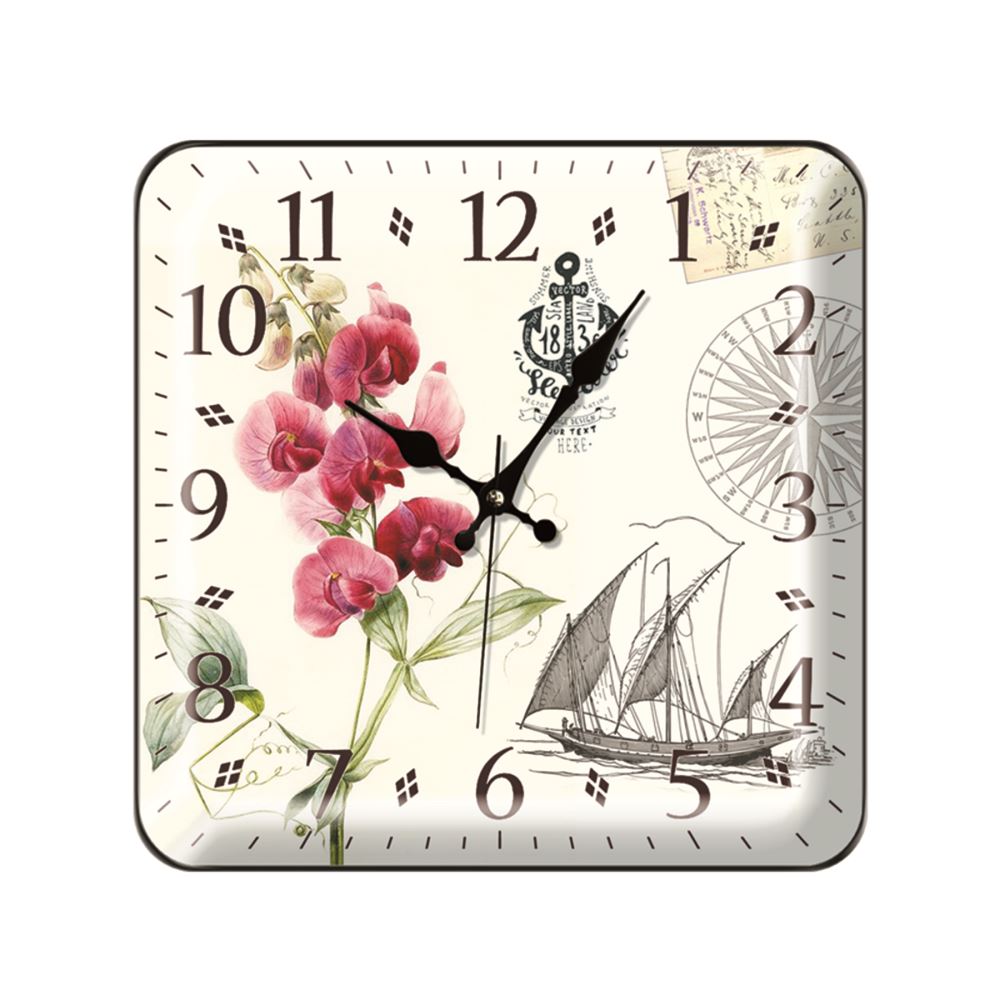 Follow Panaroma Duvar Saati35x35 cm TG2714 Tekzen Follow Panaroma Duvar Saati35x35 cm TG2714 Tekzen