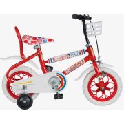 Tunca Flash 12 Jant Çocuk Bisikleti (Beyaz Tekerlek) 2-4 Yaş Kırmızı