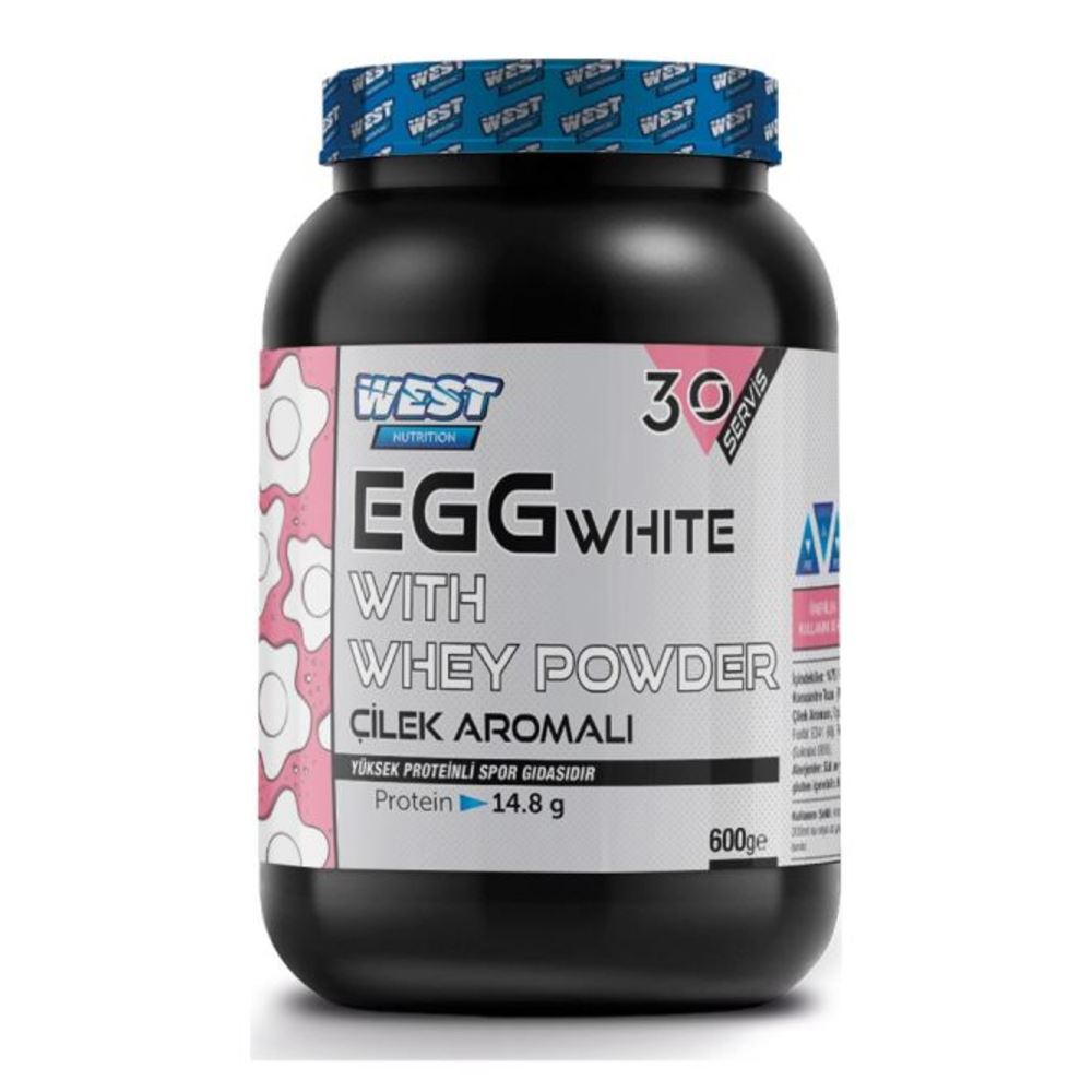 West Nutrition Egg White&whey Powder Yumurta Proteini 600 gr 30 Servis
