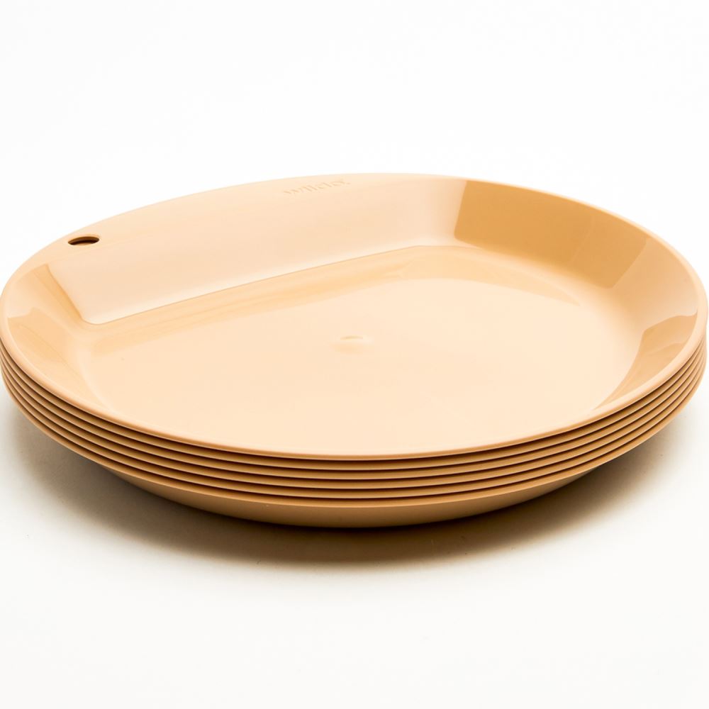 Wildo Camper Plate Flat Tek Renk 6Lı Tabak Seti 62131 Tekzen