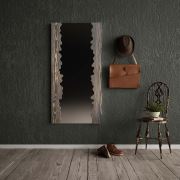 Woodesk Masif Ağaç Venge Renk 120x60 cm Boy Aynası CPT2327-120