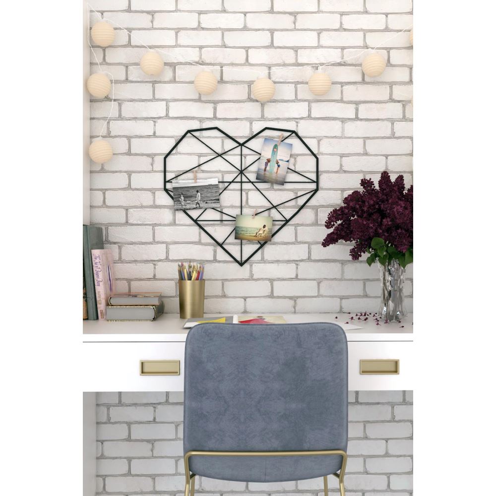 Zen Home Fotoğraf Askısı Tel Askılık Metal Pano Duvar Askılığı Notluk